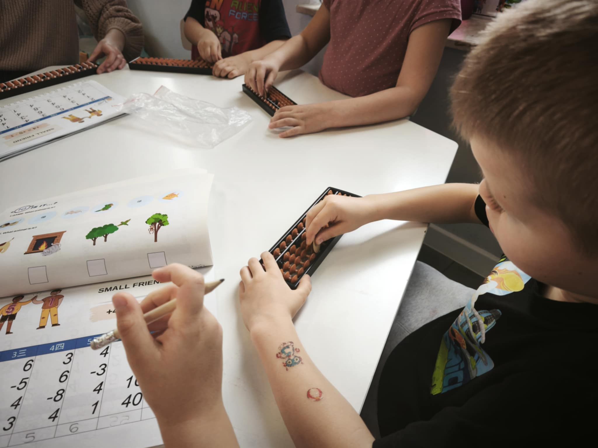 Dzieci na zajęciach