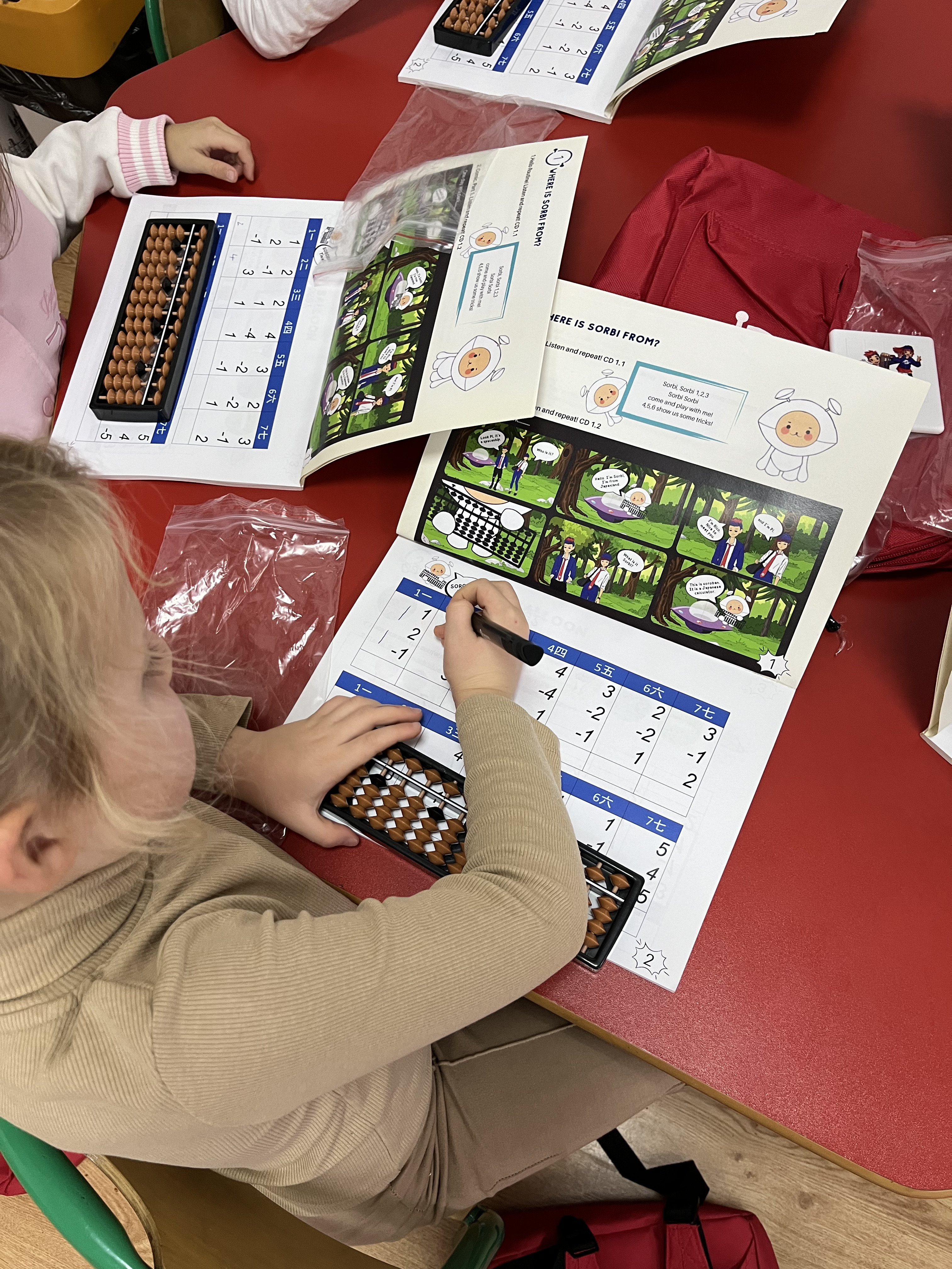 Dzieci na zajęciach